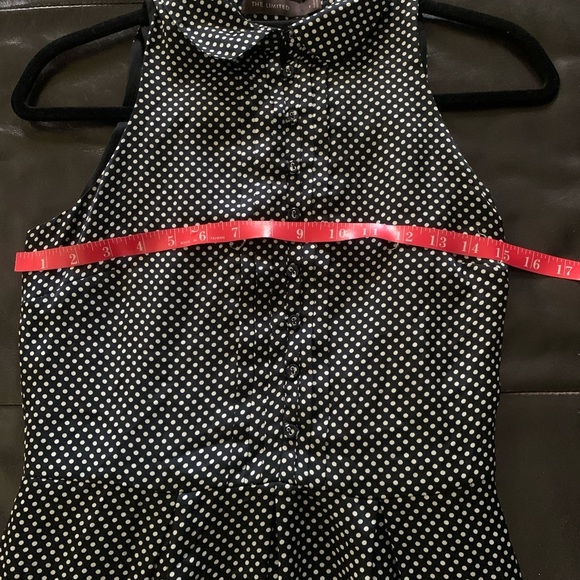 The Limited Polka Dot Black and White Dress size 4 fully lined and lightweight - Picture 7 of 10